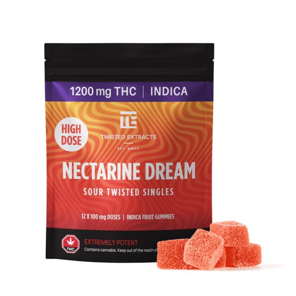 Twisted-Extracts-Indica-Sour-Twisted-Singles-High-Dose-1200mgTHC-Nectarine-Dream